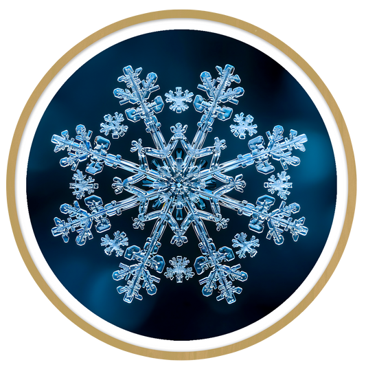 Shimmer round wall art