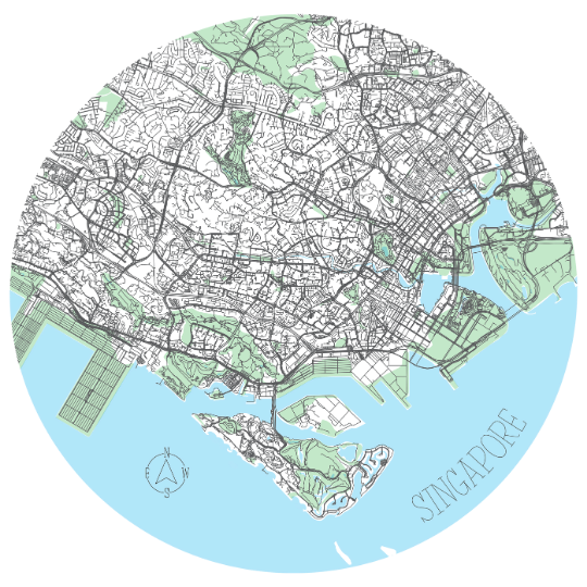 Singapore Only Print (Giclée)