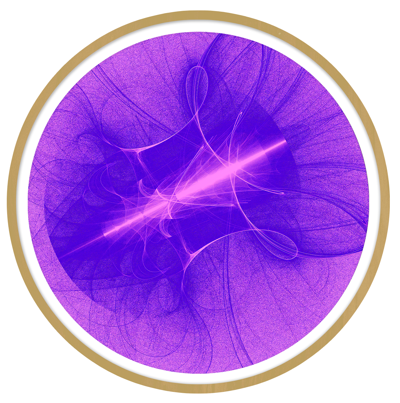 Silk nebula round wall art