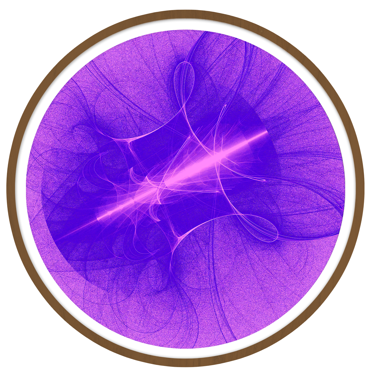 Silk nebula round wall art