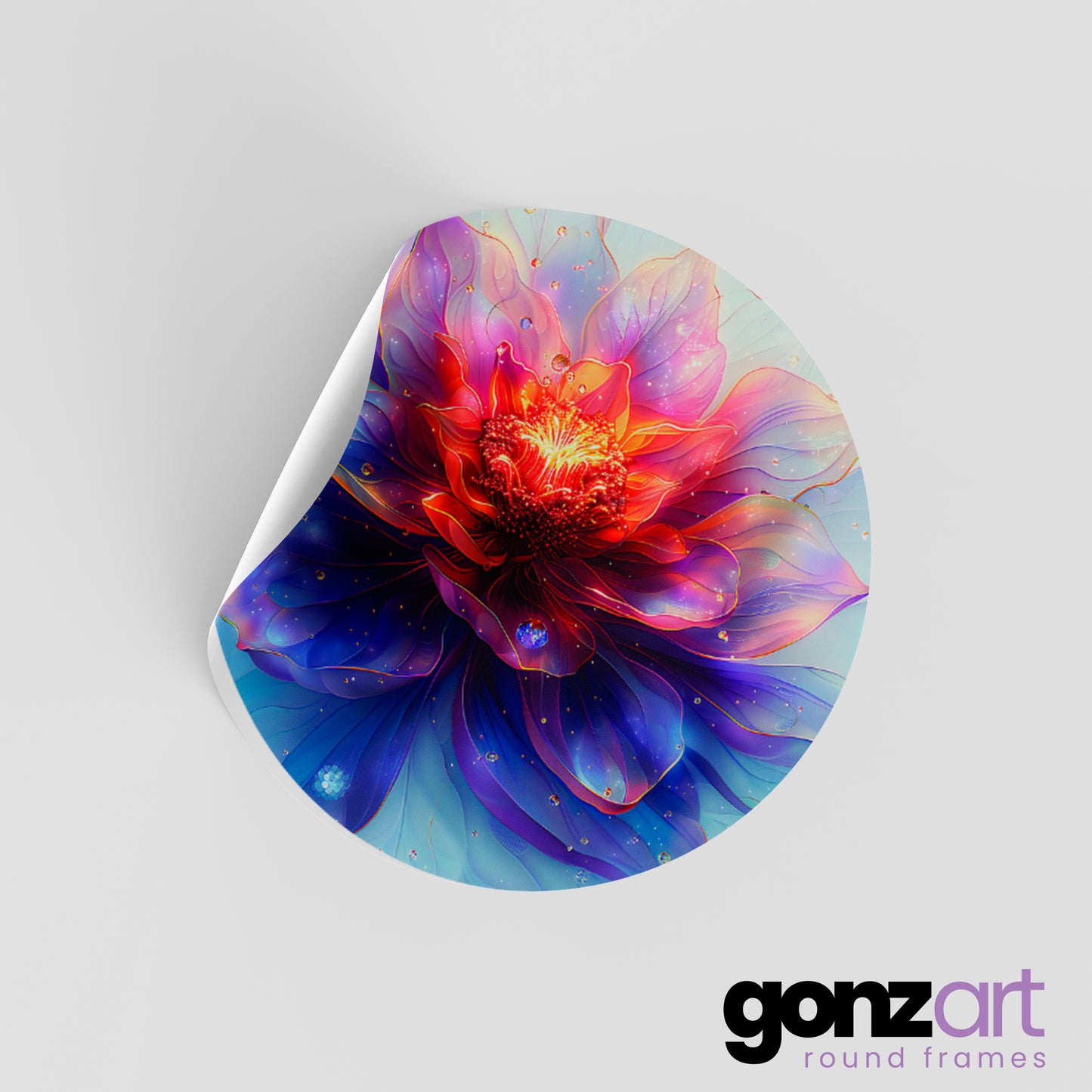 Spectral Petals Only Print (Giclée)
