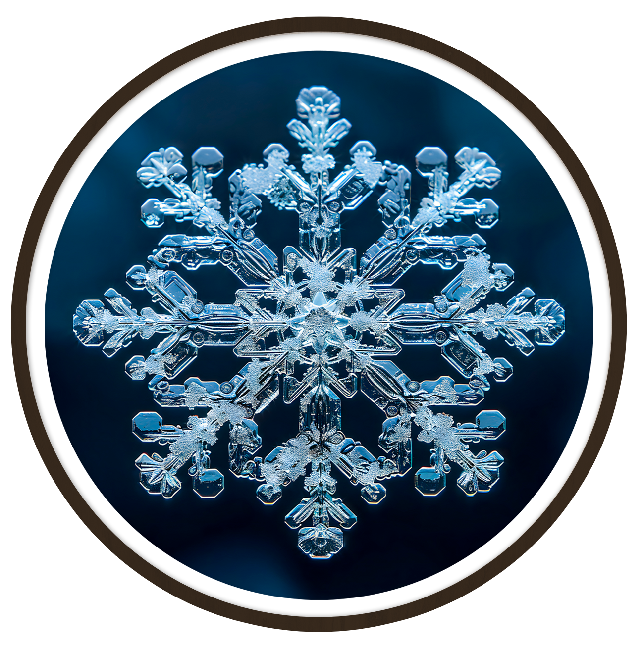 Star round wall art