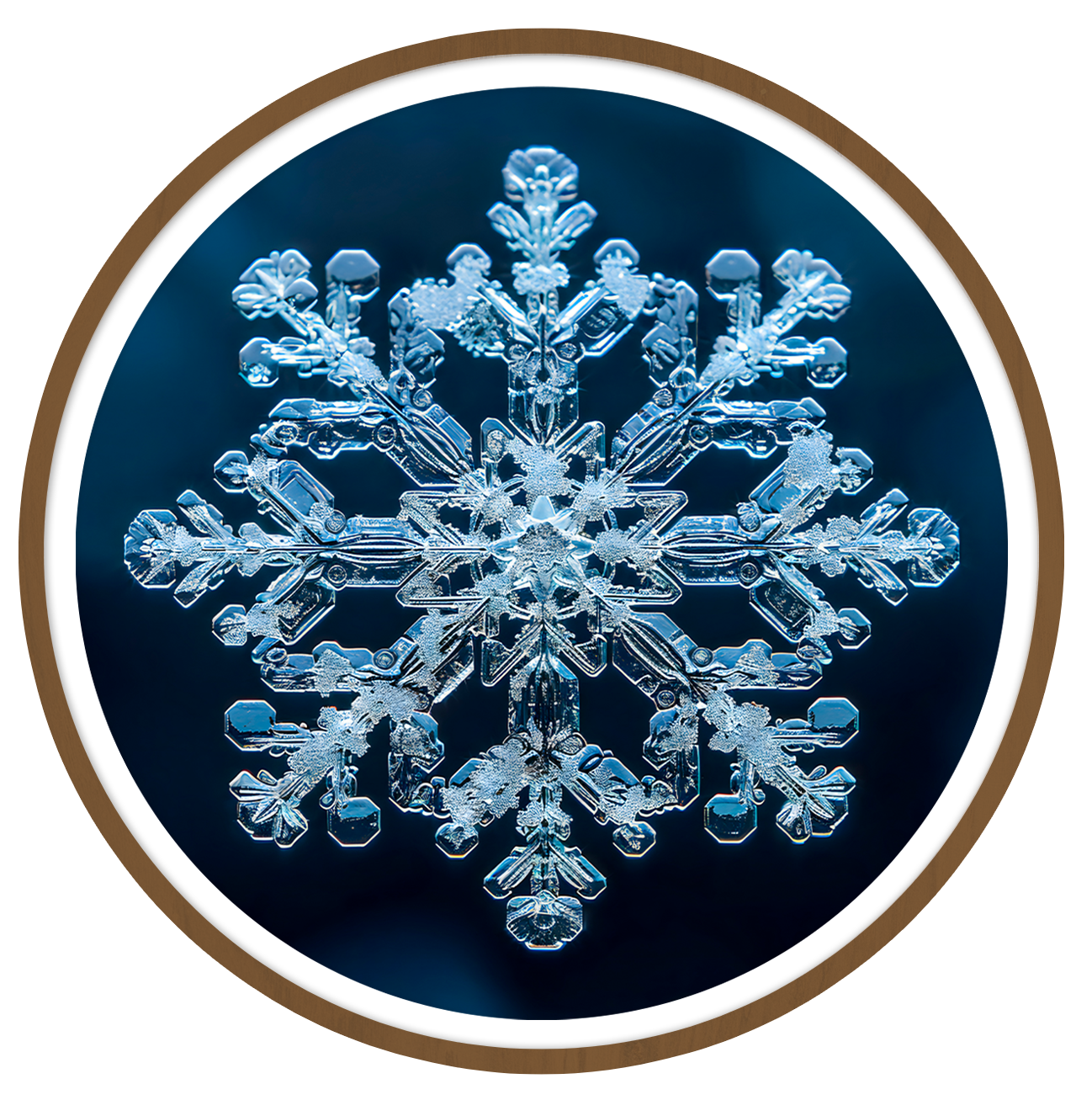 Star round wall art