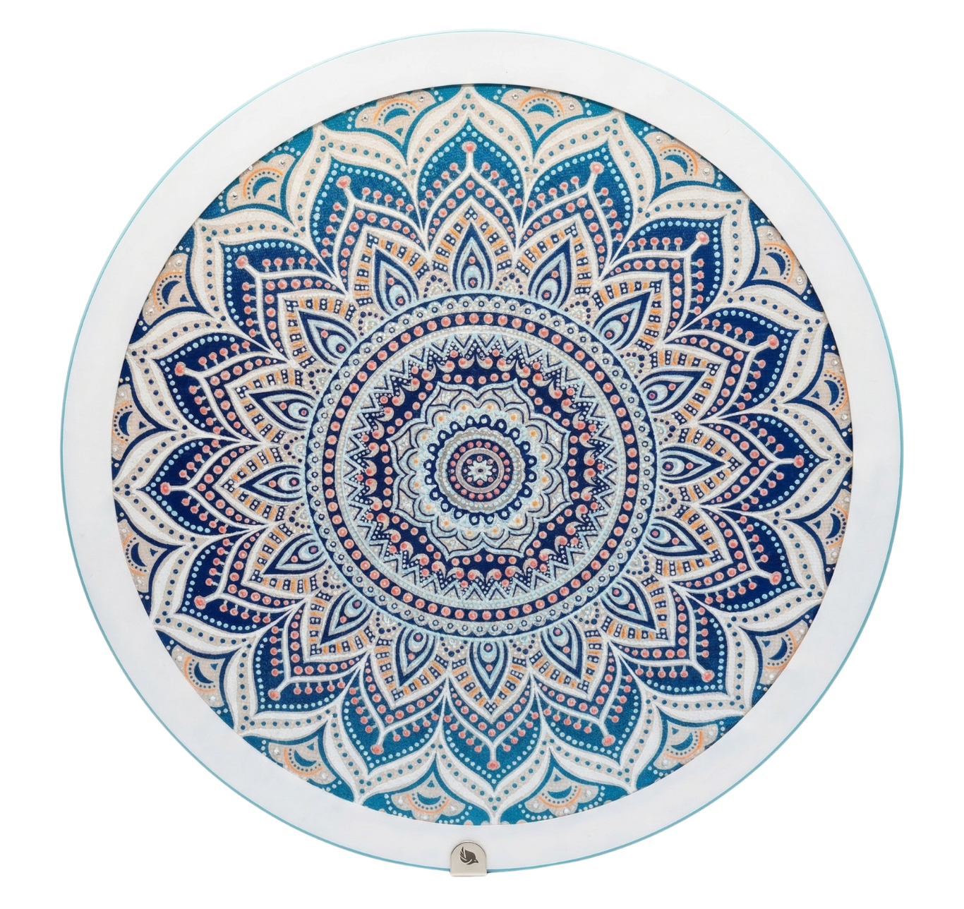 Botanical Indigo Round Wall Art