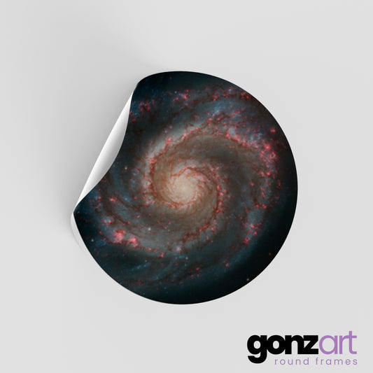 Whirpool Galaxy Only Print (Giclée)
