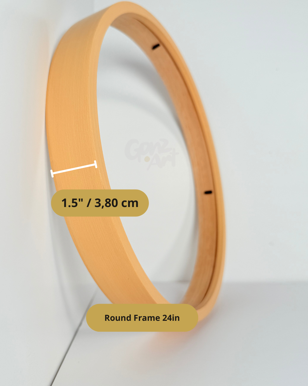 a close up of a wooden object on a wall