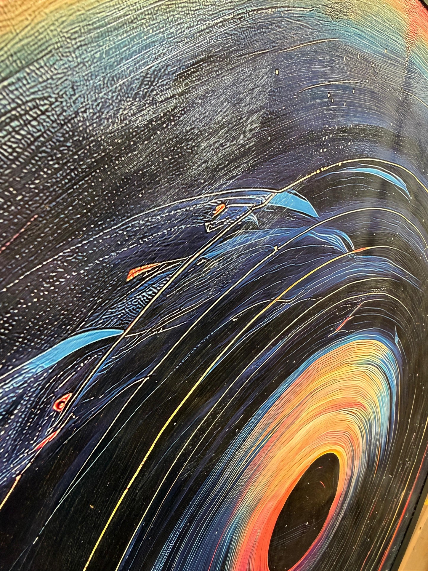 Cosmic Horizon Round Wall Art