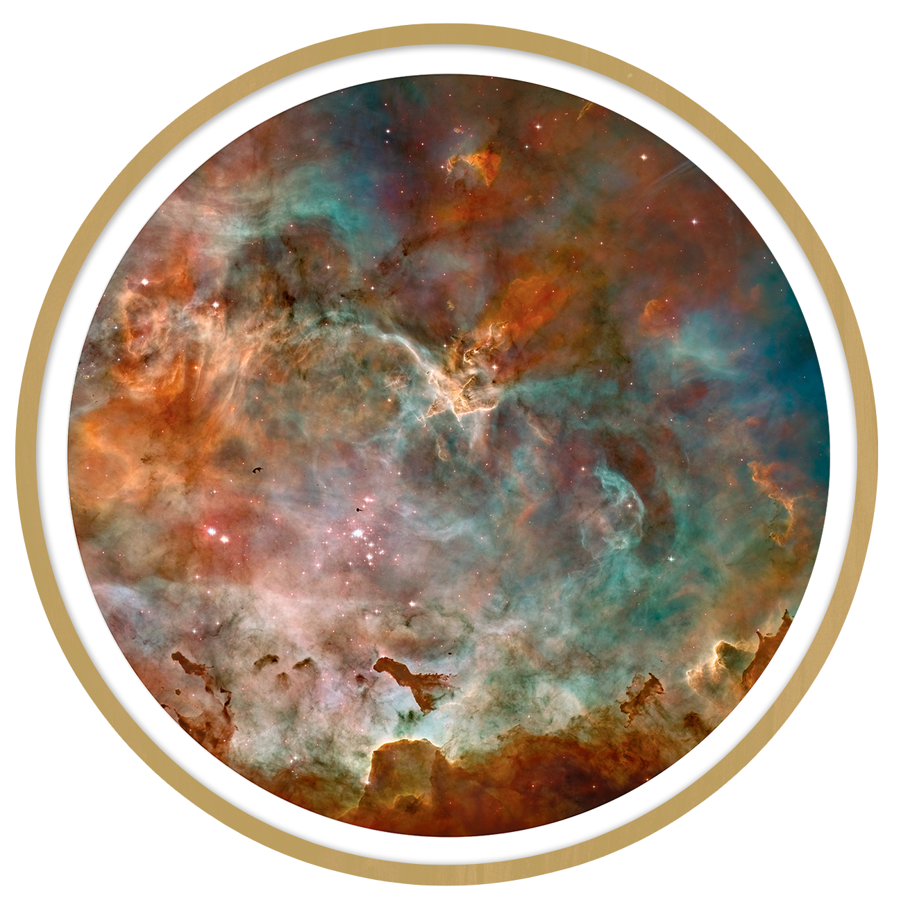 Carina Nebula Round wall art
