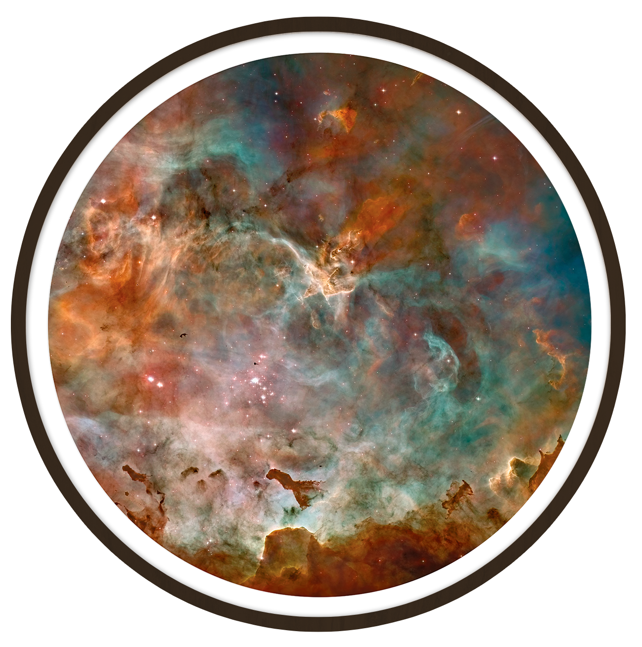Carina Nebula Round wall art