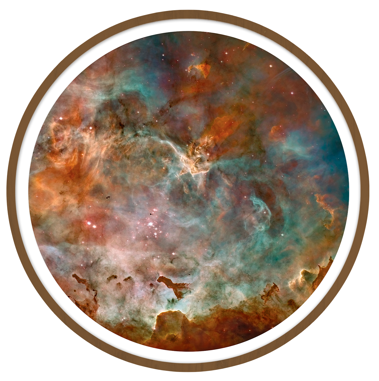 Carina Nebula Round wall art
