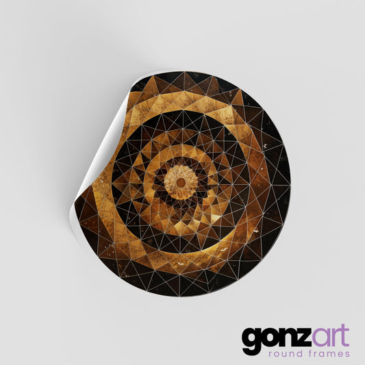 Geometric Crescendo Only Print (Giclée)