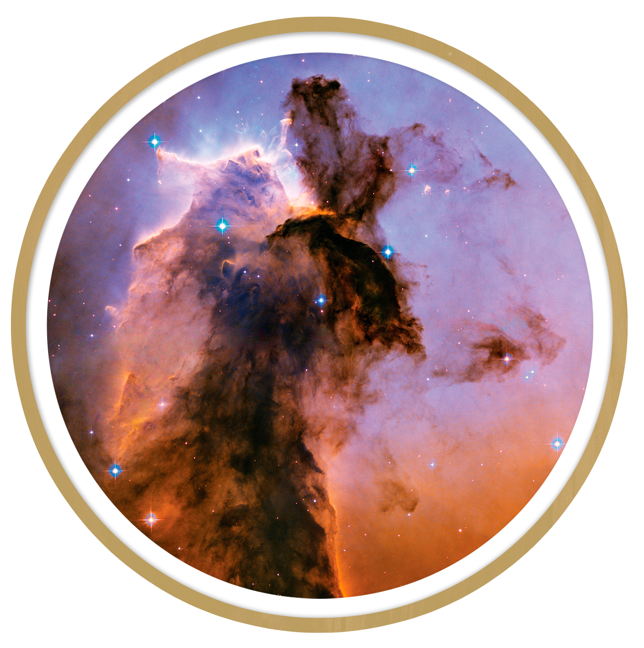 Eagle Nebula Round wall art
