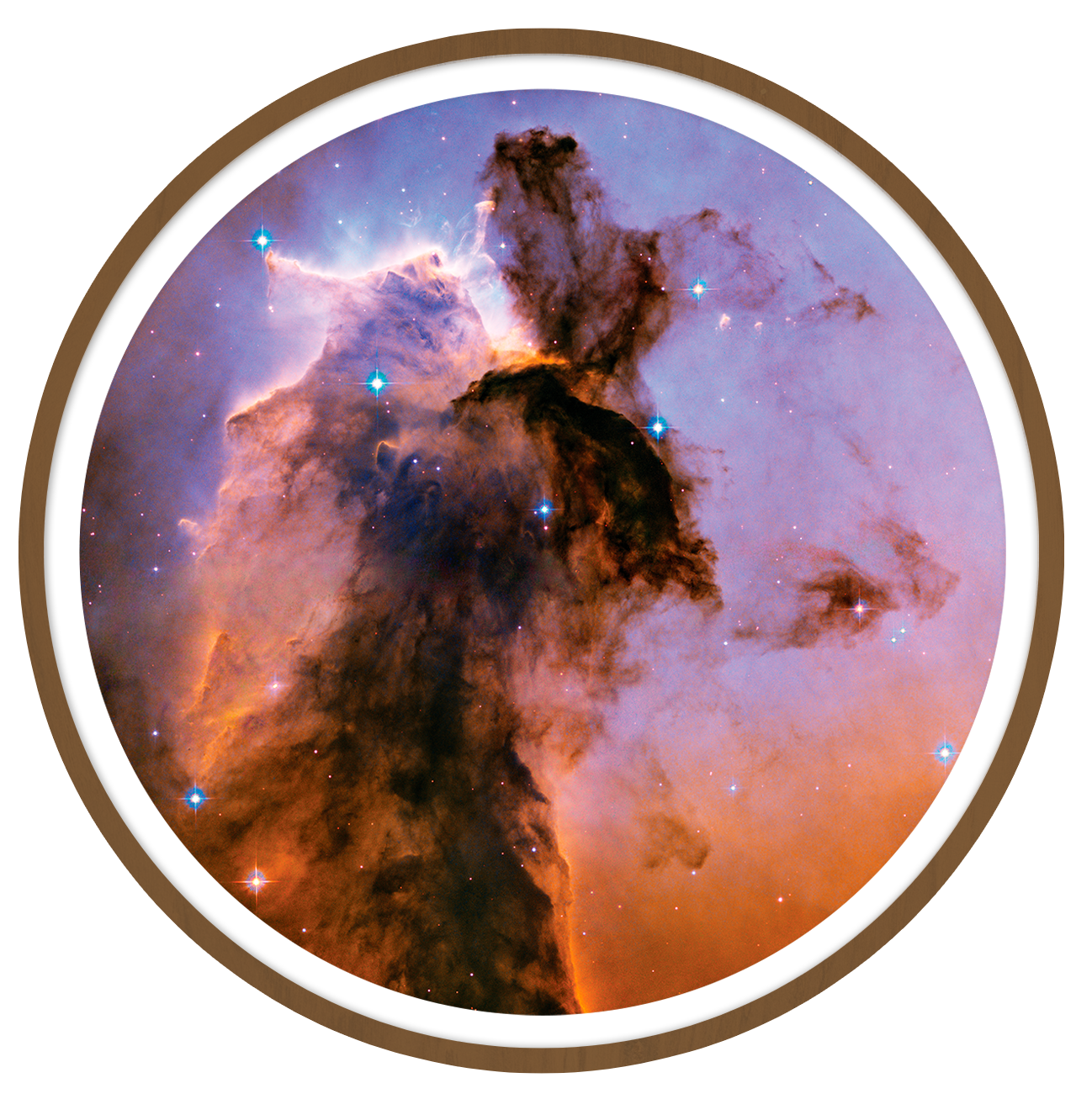 Eagle Nebula Round wall art