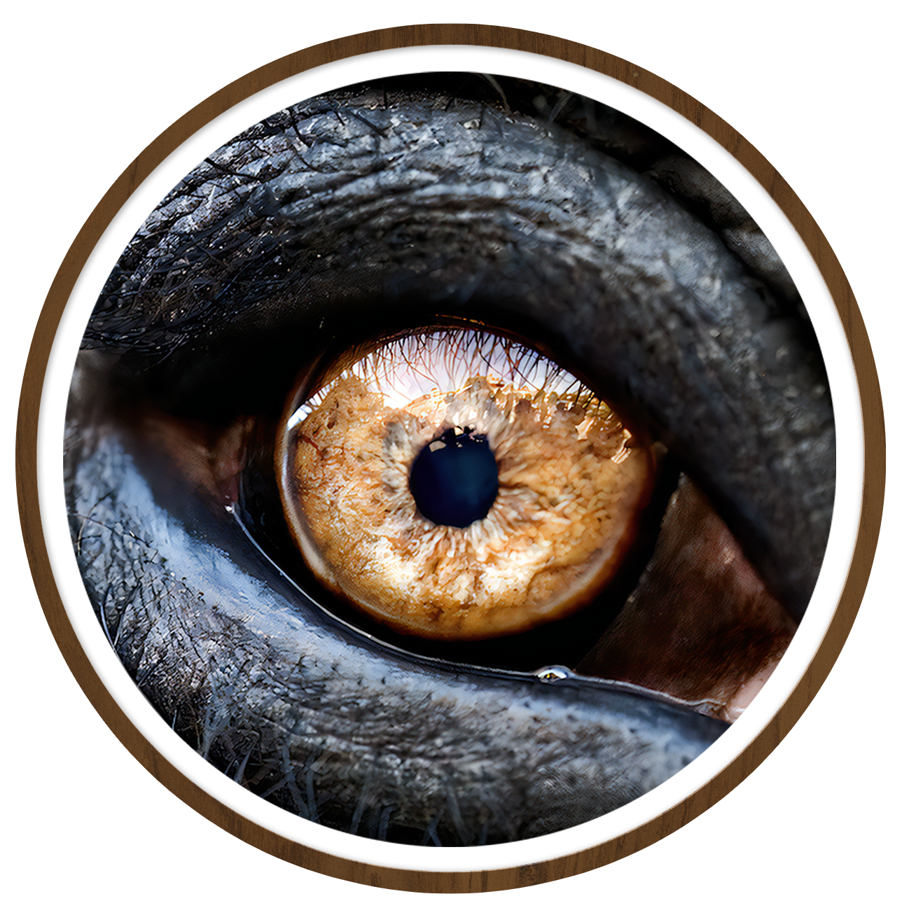 Elephant Round wall art