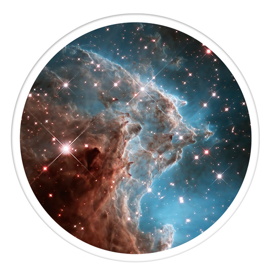 Monkey Head Nebula  Round wall art