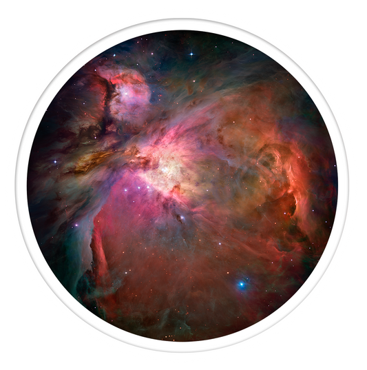 Orion nebula Round wall art