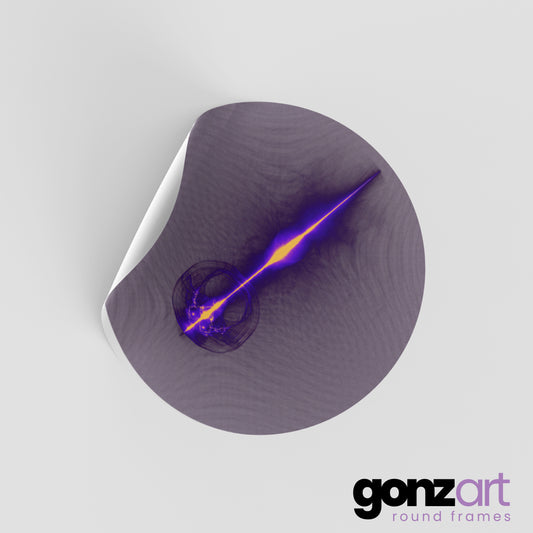 Purple Orbital Only Print (Giclée)