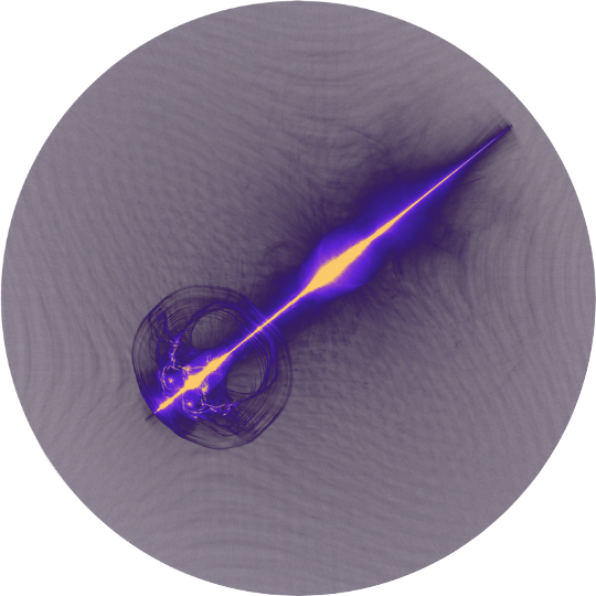 Purple Orbital Only Print (Giclée)