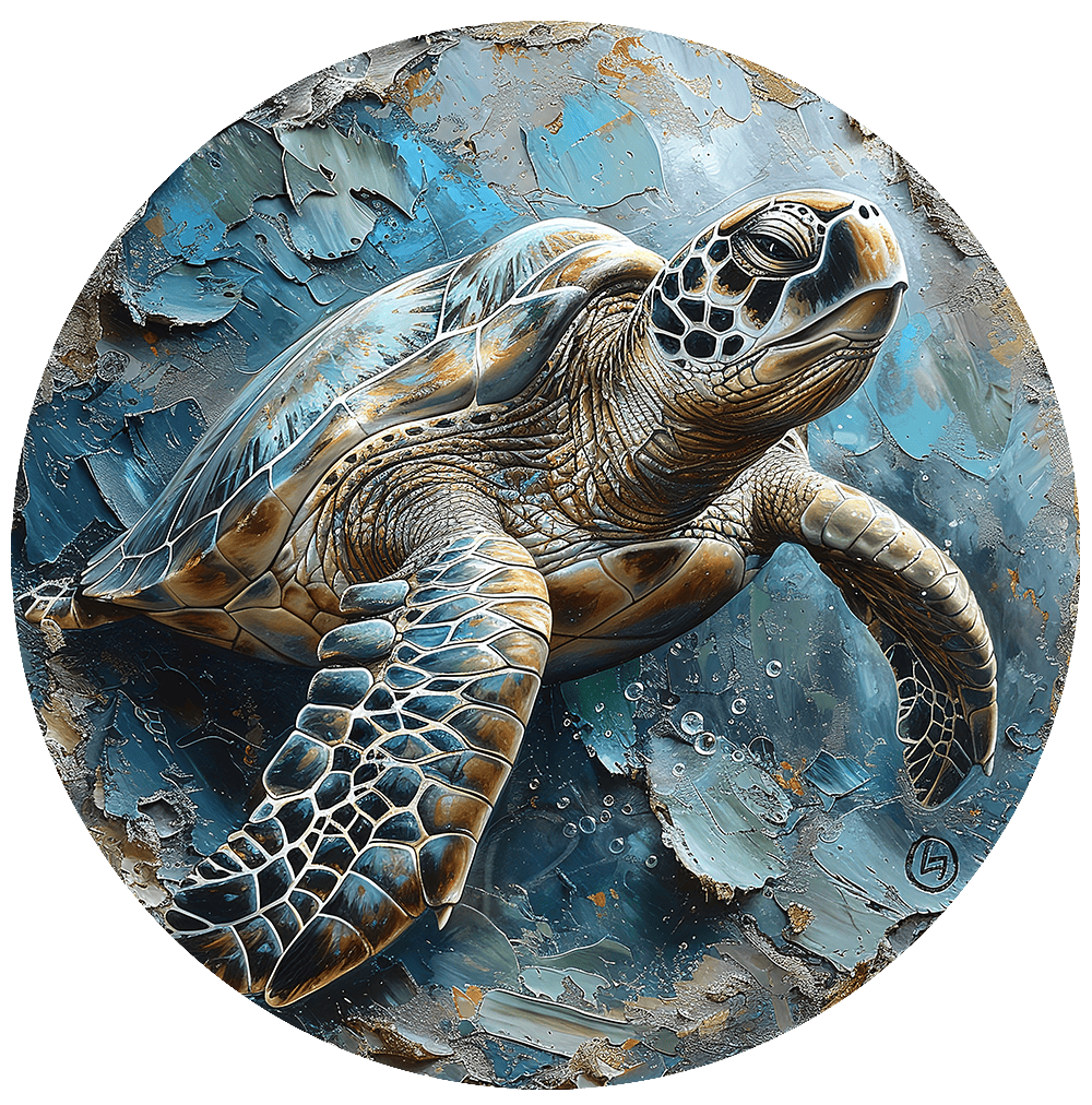 Turtle Only Print (Giclée)
